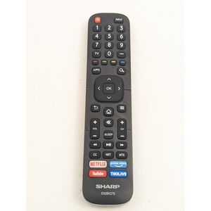 Sharp EN2BK27S Remote Control Netflix YouTube Prime Video Tikilive‎